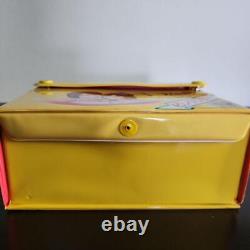Pink Lady japanese singer Me and Kay Square Aluminum Vintage Lunch Box / RARE