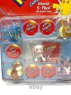 Pokémon Tomy Movie 5-Pack Mew Gyarados Nidoking Vintage Boxed Retro 90s Rare NEW