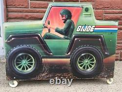 RARE 1983 HASBRO GI Joe Army Jeep Toy Box American Furniture Company Toybox VTG