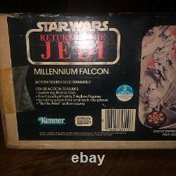 RARE 1983 Star Wars Millenium Falcon Sealed In Box vintage retro return of jedi