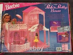 RARE BARBIE 1995 PINK'N PRETTY HOUSE Doll House In Original Box