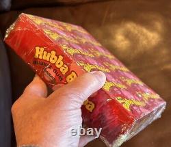 RARE! HUBBA BUBBA RASPBERRY Bubble Gum UNOPENED DISPLAY BOX! VINTAGE 1980's NOS