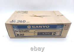 RARE In Box Sanyo Vintage Stereo System Amplifier Cassette Turntable Tuner