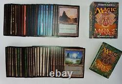 RARE Magic The Gathering Vintage'1996' MIRAGE Deck In Box withRulebook NM MTG