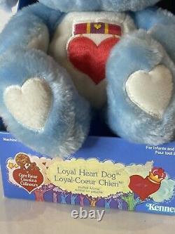 RARE Prototype Loyal Heart Dog Care Bear Cousins Vint Original In Box NEW
