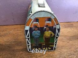 RARE-VINTAGE 1968 STAR TREK DOME METAL LUNCH BOX WithMATCHING THERMOS BY ALADDIN