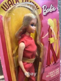 RARE VINTAGE 1971 NEW Barbie Walk Lively Barbie Mattel #1182 BLONDE in BOX