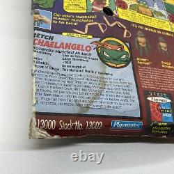 RARE VINTAGE 1996 TMNT Stretch TOYS Michelangelo Playmates SEALED Original Box