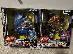 RARE VINTAGE BEAST WARS TRANSMETALS DEPTH CHARGE And RAMPAGE NEW IN BOX