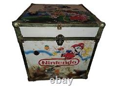 RARE VTG Nintendo Super Mario Bros Zelda Toy Storage Box Chest READ