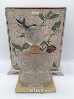 RARE Vintage 1944 Lancome TROPIQUES (Empty) Perfume Presentation Bottle with Box