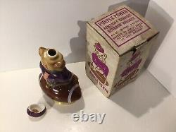 RARE Vintage 1971 Kansas State KSU Wildcats Purple Power Whiskey Decanter WithBox