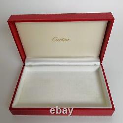 RARE Vintage Cartier Art Deco Sterling Silver Cigar Case Box No Engraved