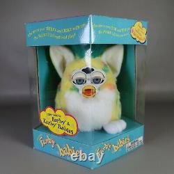 RARE Vintage Confetti Baby 1999 Furby Babies Blue Eyes NEW in Box Model 70-940