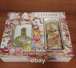 RARE Vintage Coty L'Effleur Women Spray. 75 Fl oz Perfume 3.7oz powder IN BOX