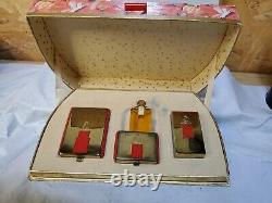 RARE Vintage Coty Makeup Parfume Set In Box France New York