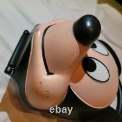 RARE Vintage Disney Lunch Box Mickey Mouse Head Kit Original Thermos by Aladdin