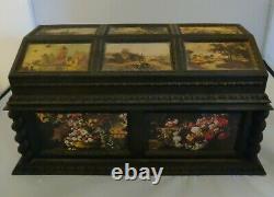 RARE Vintage Elegant Victorian Style 9x13x7 Jewelry Casket Box