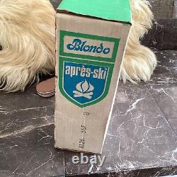 RARE Vintage In Original Box Blondo Apres Ski Yeti Goat Hair Boots size 9-41
