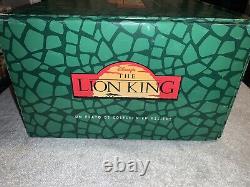 RARE Vintage Lion King 3D Relief Plate #4024 of 5,000 COMPLETE IN BOX Disney