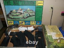 RARE Vintage Marx The Matterhorn HO Roadrace Electric Slot Racing Set in Org Box
