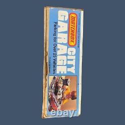RARE Vintage Matchbox City Garage Play Set (1981) Working Elevator Unopened Box