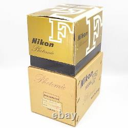 RARE Vintage Nikon Model F Photomic Box With Leather Case. #G972