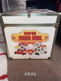 RARE Vintage Nintendo Super Mario Zelda Box Toy Chest Storage Video Games