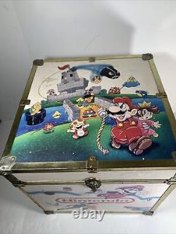RARE Vintage Nintendo Super Mario Zelda Box Toy Chest Storage Video Games