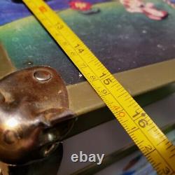 RARE Vintage Nintendo Super Mario Zelda Wood Box Toy Chest Storage Video Games
