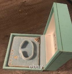 RARE Vintage ROLEX Turquoise Ostrich BOX from the GILT era (circa 1950's)