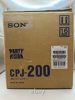 RARE Vintage Sony CPJ-200 projector With Original Box And Cover