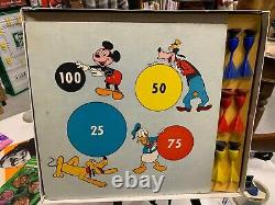 RARE Vintage Walt Disney Productions DART GAME in Original Box MINT