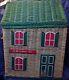 Rare Vintage Wicker St Christopher Inn Toy Box Hamper Storage Bin 23 Tall