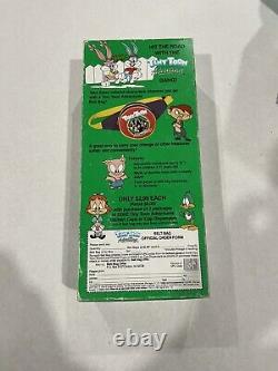 RARE vintage 1991 TINY TOON ADVENTURES Dixie Cups Box 1990s cartoon BUGS BUNNY
