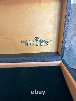 RARE vintage green genuine Rolex box 68.00.2 with outer box