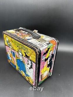 Rare! 1965 Vintage The Munsters Lunch Box With Thermos