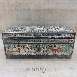 Rare Ancient Egyptian Pharaonic Antique Jewelry Box Bc