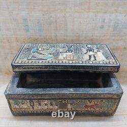 Rare Ancient Egyptian Pharaonic Antique Jewelry Box Bc