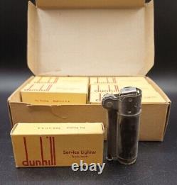 Rare Complete Box Of 12 Vintage Dunhill WWII Service Lighters In Original Boxes