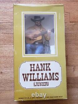 Rare Hank Williams Jr Figure Music Box Whiskey Decanter McCormick Distilling VTG