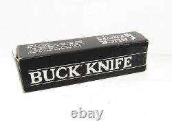 Rare New In Box Vintage Buck # 312 2 Blade Folding Handle Knife From 1990s T8155