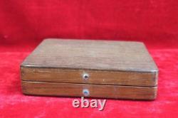 Rare Old Vintage Wooden Jwellery Box Decorative Collectible Pk-83