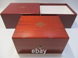 Rare Patek Philippe Vintage Wood Wooden Watch Box Case Set