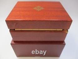 Rare Patek Philippe Vintage Wood Wooden Watch Box Case Set