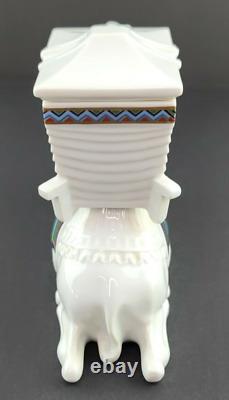 Rare Porcelain Camel Trinket Box Elizabeth Arden Treasures the Pharaohs Vintage