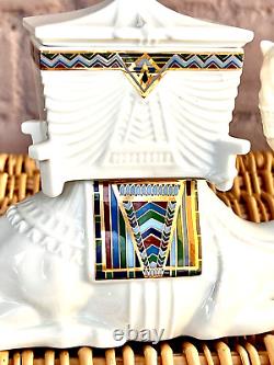 Rare Porcelain Camel Trinket Box Elizabeth Arden Treasures the Pharaohs Vintage