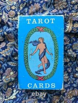 Rare Rider Waite Tarot Card Deck, Blue Box, Vintage, 1976