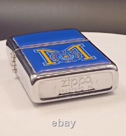 Rare UNFIRED Vintage University Of Michigan U Of M NCAA 1981 Zippo Lighter & Box