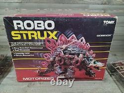 Rare VINTAGE 1980'S ROBO STRUX GORDOX TOMY, New Open Box Zoids Sold As Is
